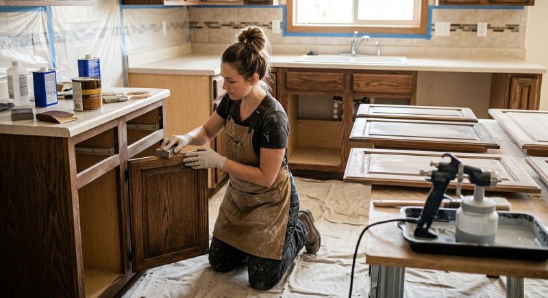 Cupboard Refinishing in Terre Haute, IN